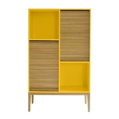 Tapparelle Large Cabinet, Mustard Yellow by Colé Italia