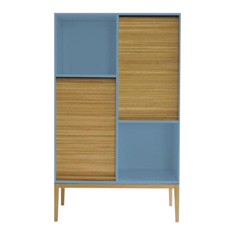 Tapparelle Large Cabinet, Azure by Colé Italia