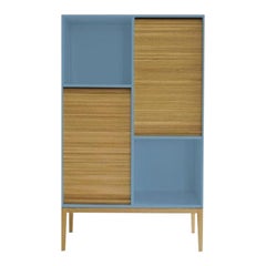 Tapparelle Large Cabinet, Azure by Colé Italia