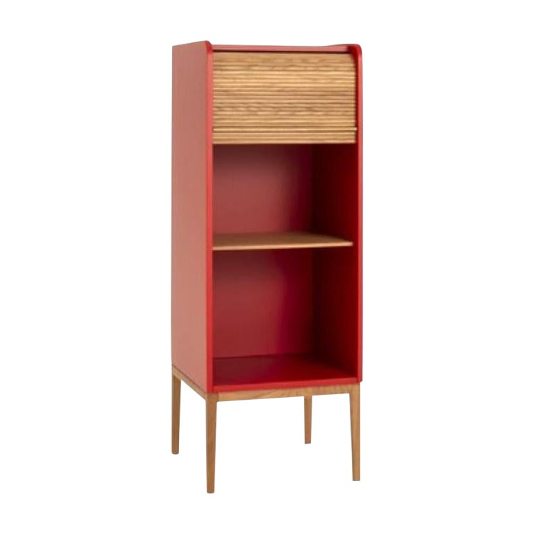 Tapparelle Medium Cabinet, Cherry Red by Colé Italia For Sale