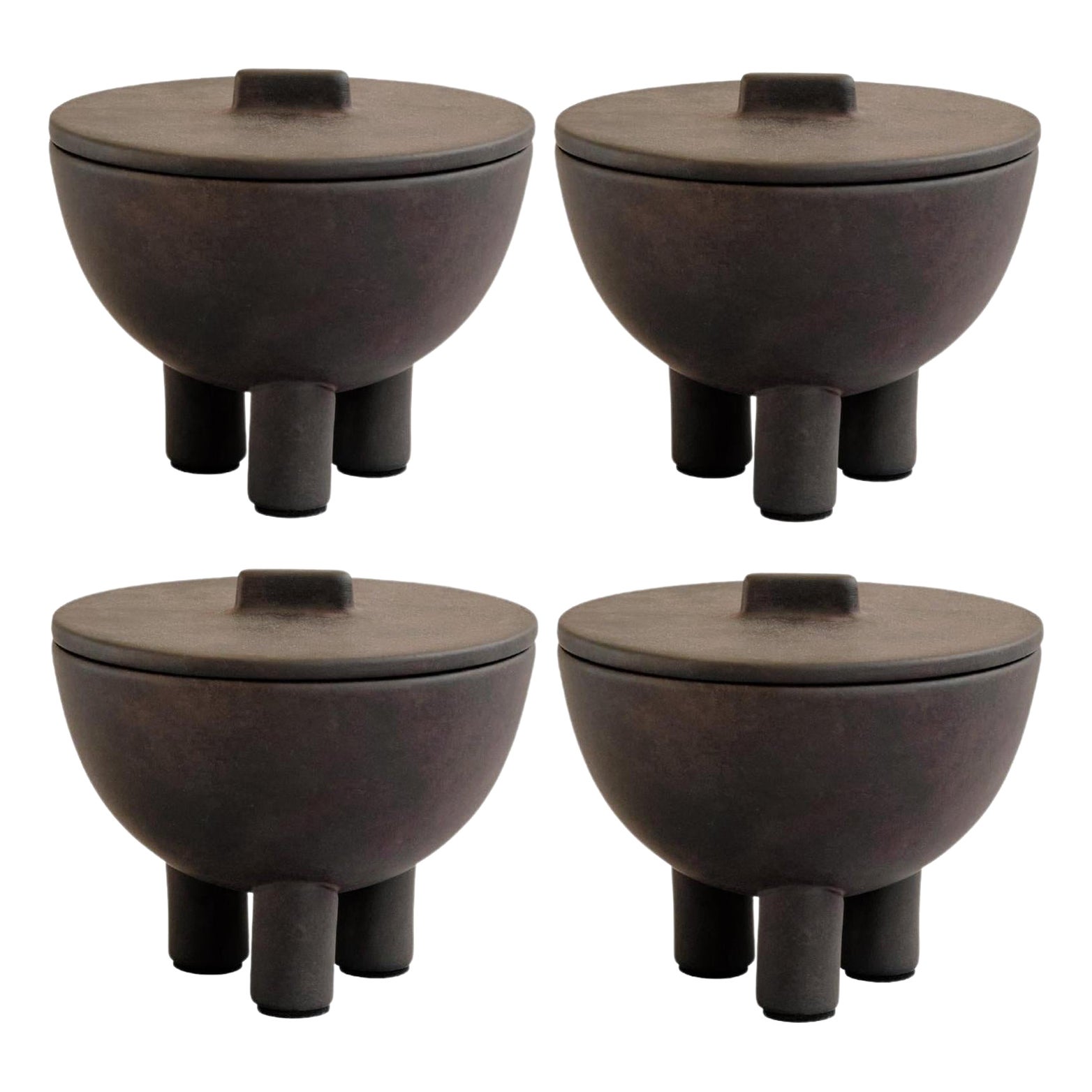 Set di 4 barattoli di anatre da caffè Medio di 101 Copenhagen