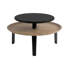 Secreto 85 Coffee Table, Black “Forville” by Colé Italia