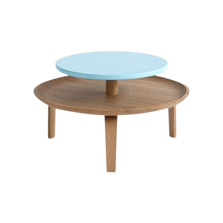 Secreto 60 Coffee Table, Azure “Cypre” by Colé Italia