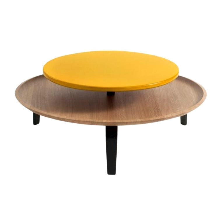 Secreto 60 Coffee Table, Yellow, “Mitzouko” by Colé Italia For Sale