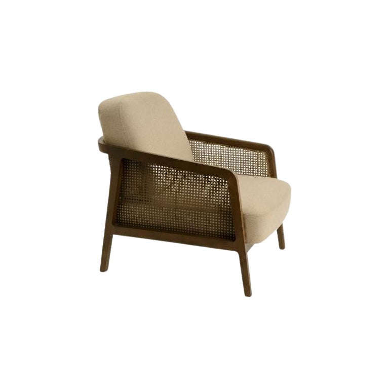 Vienna Lounge Armchair Canaletto Beige by Colé Italia For Sale