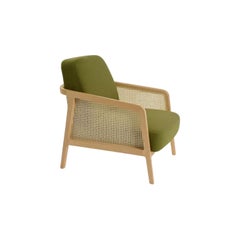 Vienna Lounge Armchair Beech Palm Green by Colé Italia