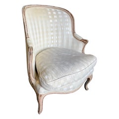 19th Century French Painted Bergere