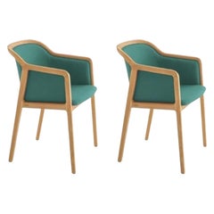 Set of 2, Vienna Soft Little Armchairs, Tropic by Colé Italia