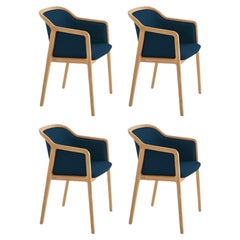 Ensemble de 4 petits fauteuils doux de Vienne, Orion de Colé Italia