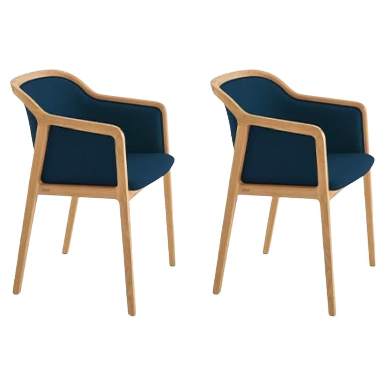 Set of 2, Vienna Soft Little Armchairs, Orion by Colé Italia