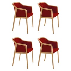 Lot de 4 petits fauteuils Vienna Soft, Heart de Colé Italia