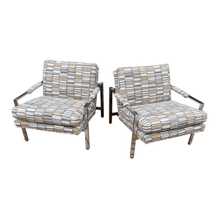 Milo Baughman for Thayer Coggin Pair of Lounge Chairs