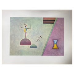 Wassily Kandinsky Limited Edition Lithograph Deux Raies Noir Two Black Lines