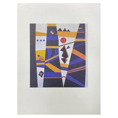 Wassily Kandinsky Limited Edition Offset Lithograph Print "Liason" Maeght R55