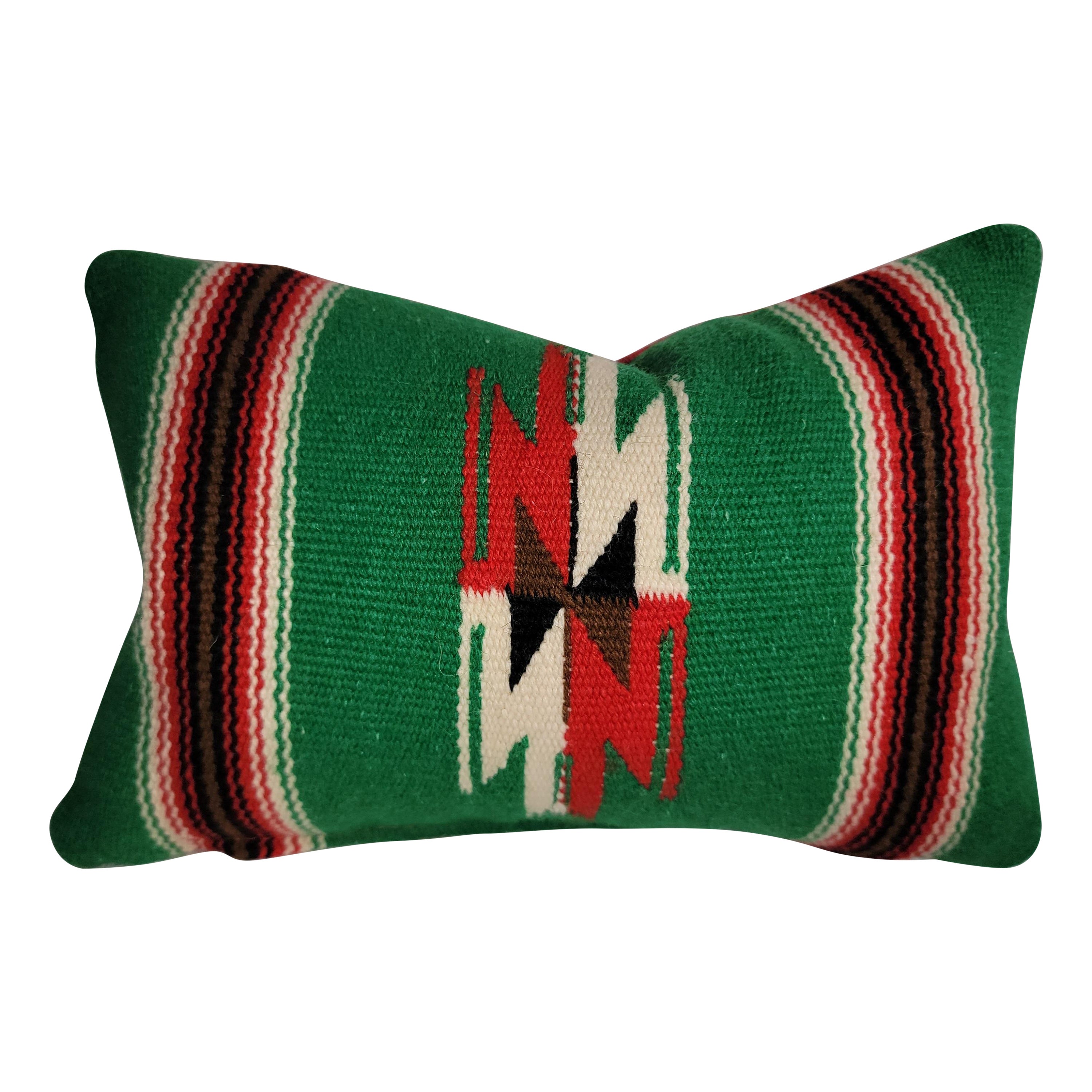 Mexican / American Serape Pillow For Sale