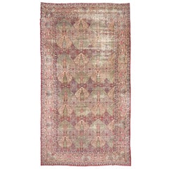 Sensational Palatial Antique Kerman Lavar Carpet / Rug, C.1915