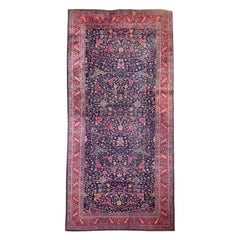 Rare Size Semi-Antique Kelleh Garrus Design Rug, circa 1950's