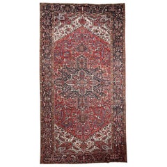 Unbelievable Palatial Oversized Antique Persian Heriz Rug, circa 1925 -35