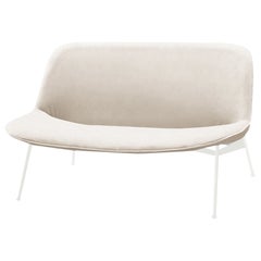 Chiado Sofa, Clean Water, Large with Boucle Snow and White