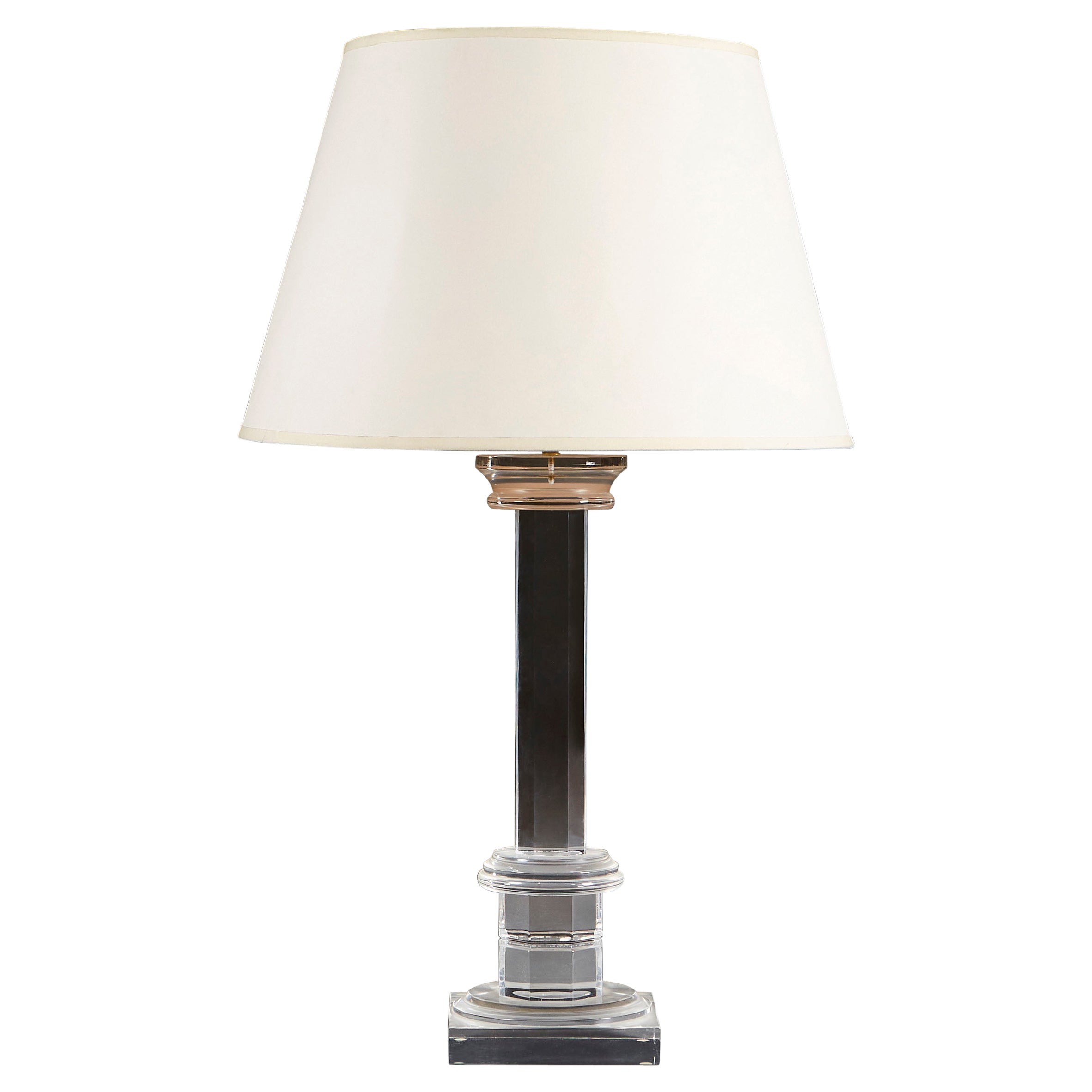 Large Perspex Column Lamp
