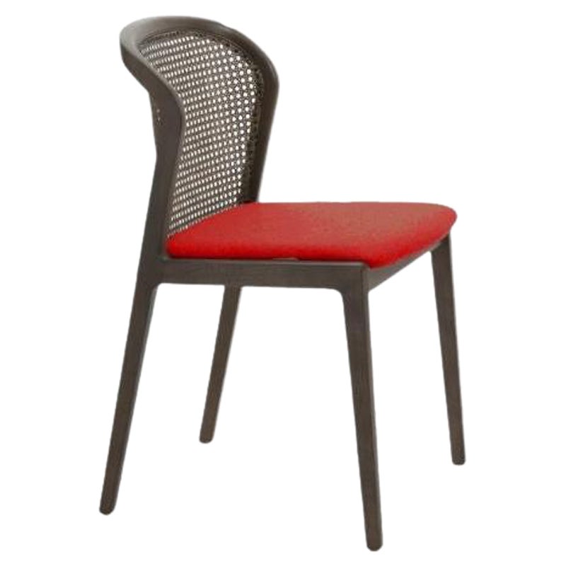 Chaise Vienne, Canaletto, Contour Rouge par Colé Italia en vente