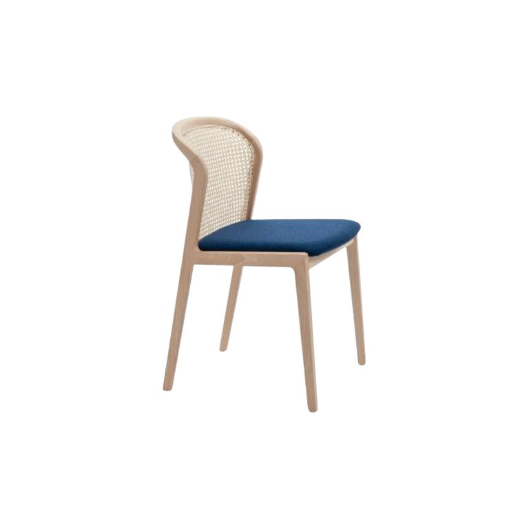 Vienna Chair, Beech Wood, Blue by Colé Italia For Sale