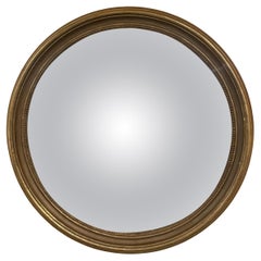 Large Round Called Witch Mirror From The 19th Century