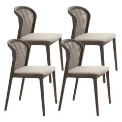Set of 4, Vienna Chair, Canaletto, Beige by Colé Italia