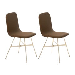 Set of 2, Tria Gold Upholstered, Broce by Colé Italia