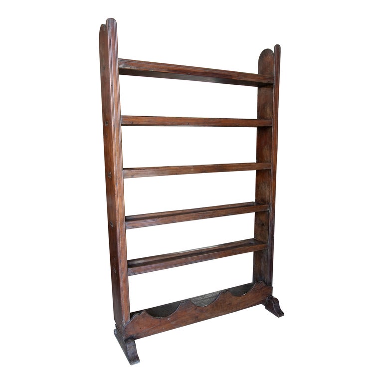Spanish Rustic Rustic Wooden Kitchen Shelf For Sale at 1stDibs