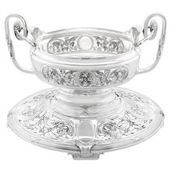 Antique Art Nouveau German Silver Centrepiece