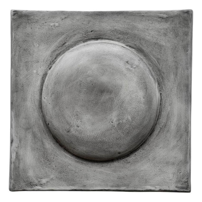 Dark Grey Sculpt Art Shield by 101 Copenhagen For Sale