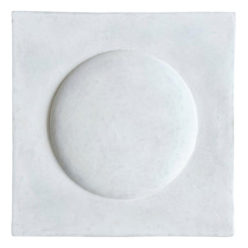 White Sculpt Art Shield by 101 Copenhagen For Sale