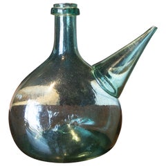 18th Century Spanish "Porrón" Drinking Wine Goblet Made of Crystal