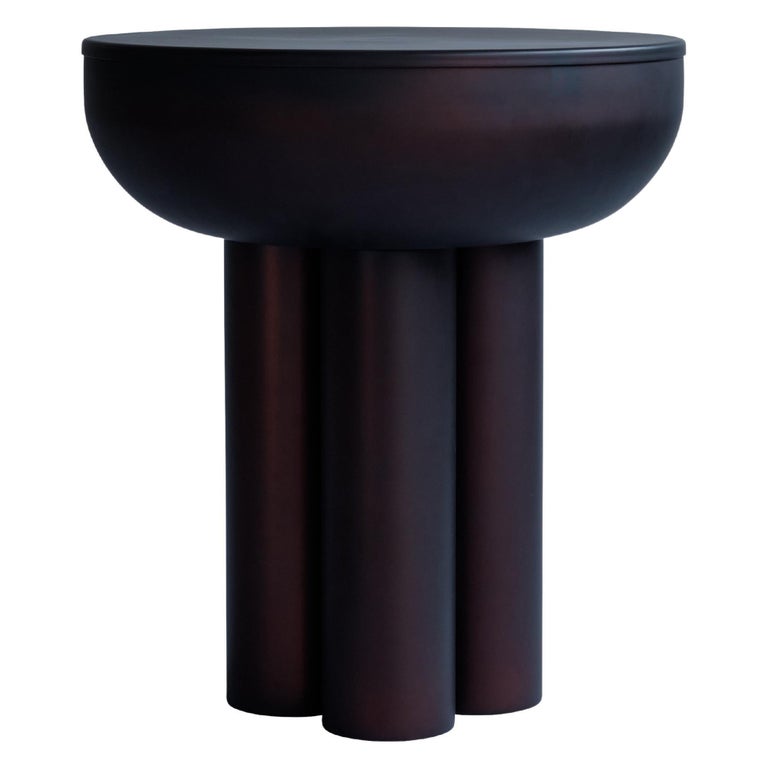 Burned Black Crown Table Tall by 101 Copenhagen For Sale at 1stDibs