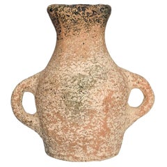 Vintage Khabia Freckles Terracotta Jar Made of Clay, Handcrafted by the Potter Raja