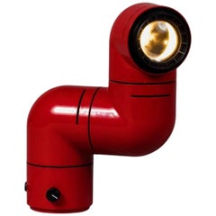 Andre Ricard 'Tatu' LED Table Lamp in Red ABS for Santa & Cole