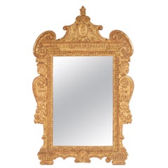 Vintage Baroque style Gilt Wood Mirror