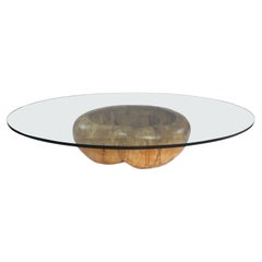 Spiral Coffee Table in Spalted Maple by Howard Werner
