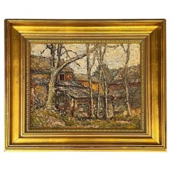 Edouard Franke “Chatham Mass, Farmscape” Antique American Impressionist