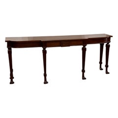 Mahogany Regency Style Console Table