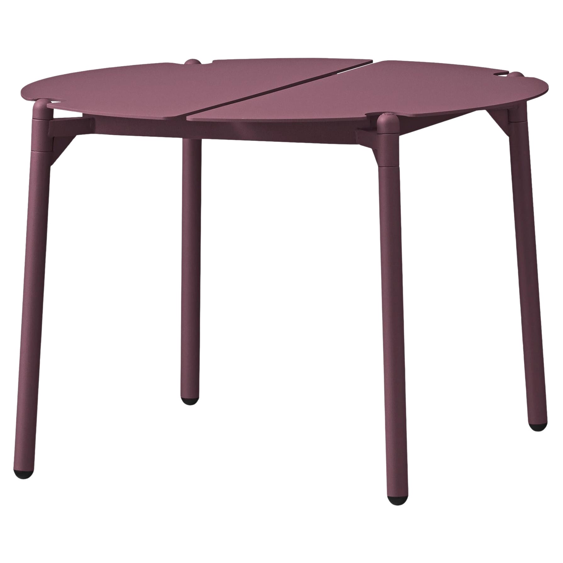 Small Bordeaux Minimalist Lounge Table For Sale