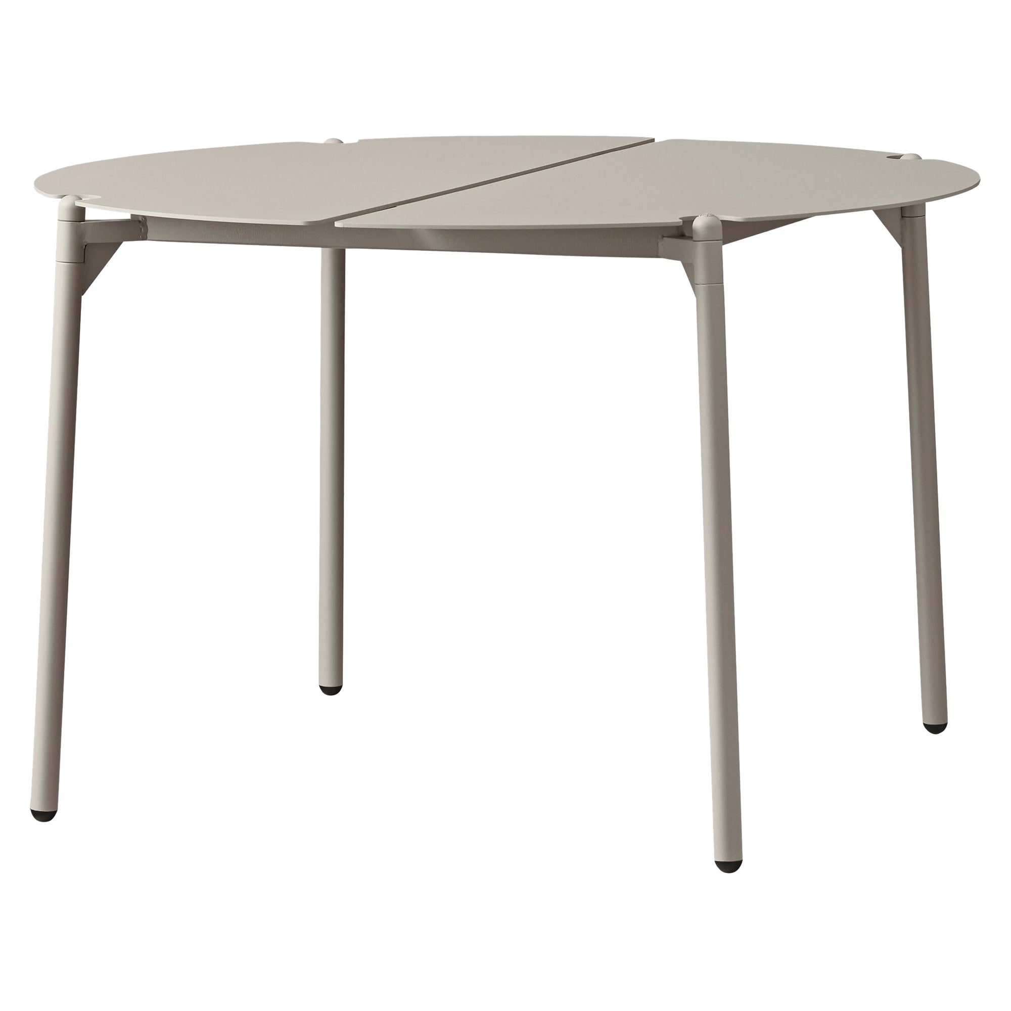 Large Taupe Minimalist Lounge Table For Sale