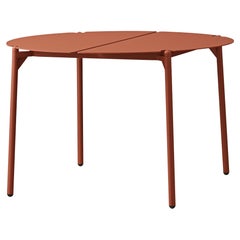 Grande table de salon minimaliste en pain d'épice