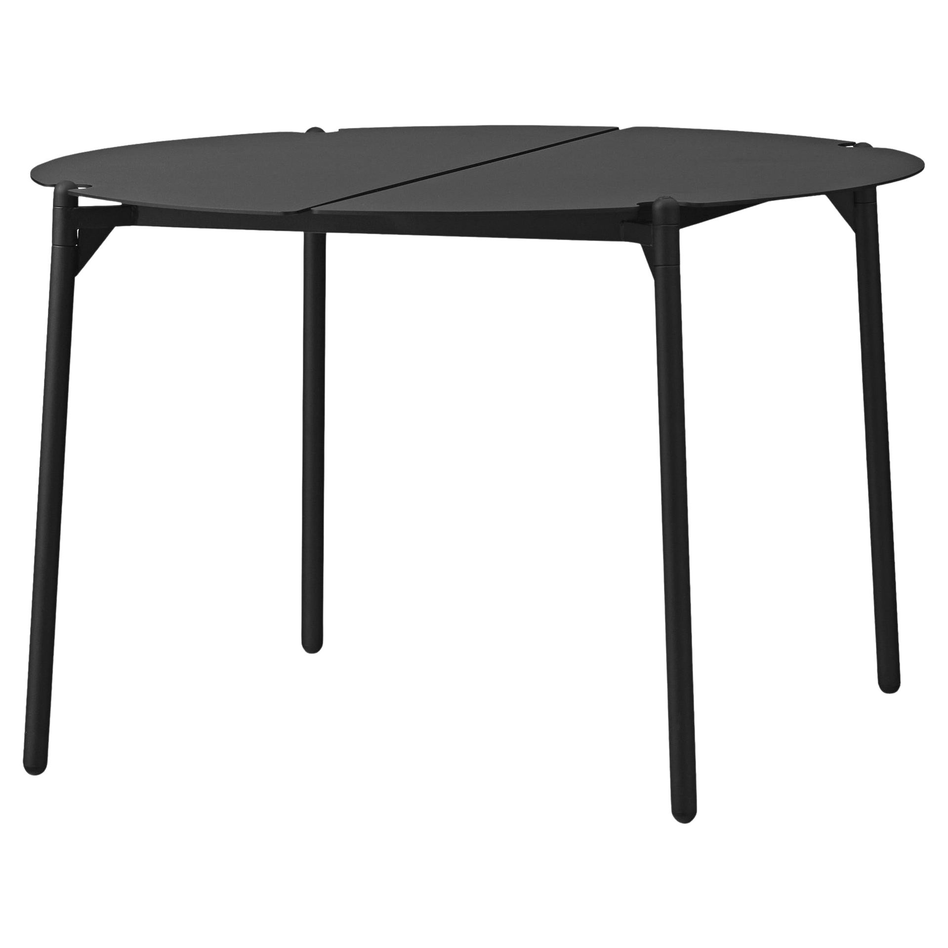 Large Black Minimalist Lounge Table For Sale