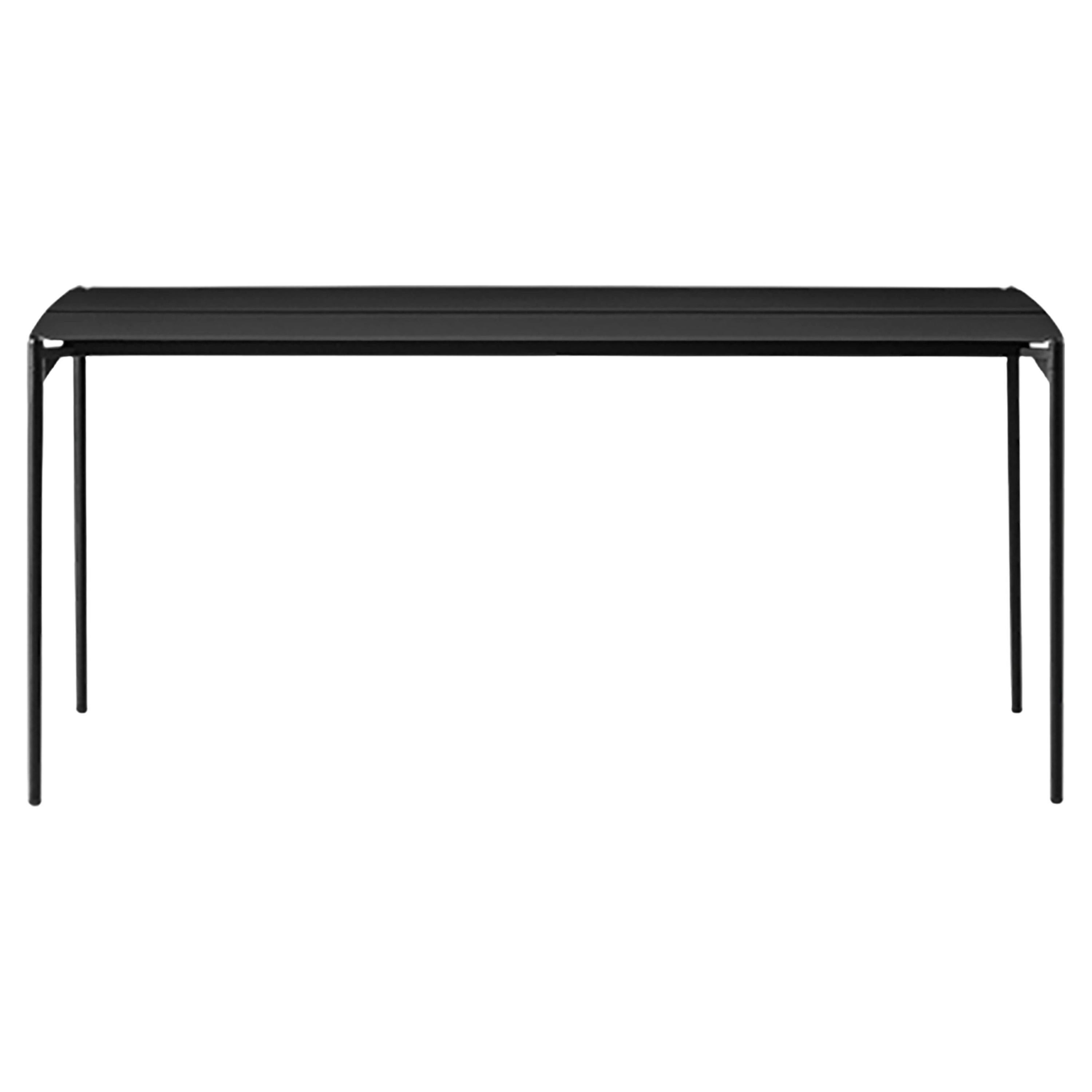 Medium Black Minimalist Table For Sale