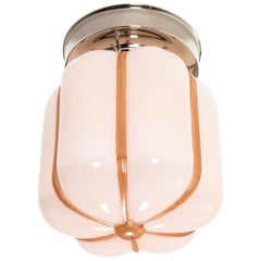 Norwegian Functionalist Flush Mount Ceiling Light, 1950s