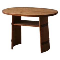 Table en pin du milieu du siècle provenant de Suède, vers 1950