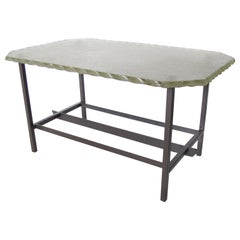 Table basse en verre et métal Pietro Chiesa pour Fontana Arte