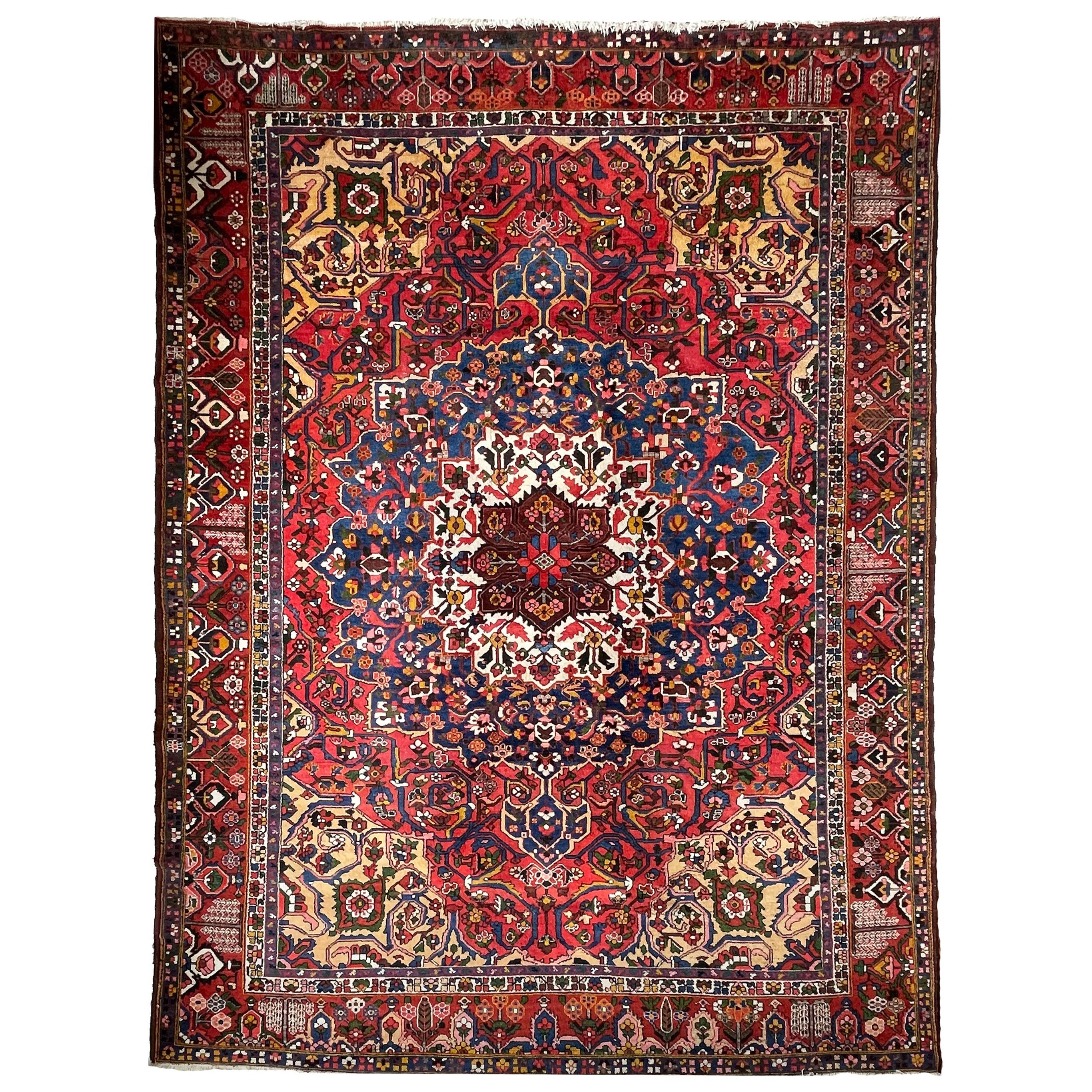 Palace Size Vintage Rug with Tribal & Old-World Charm, c.1950's For Sale